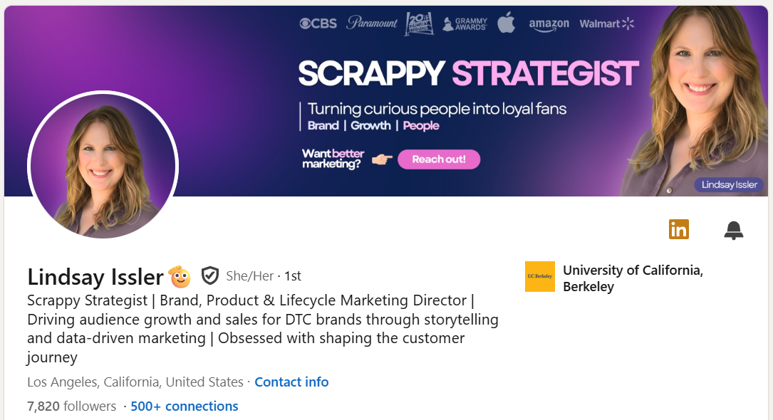 Lindsay's LinkedIn Profile Makeover